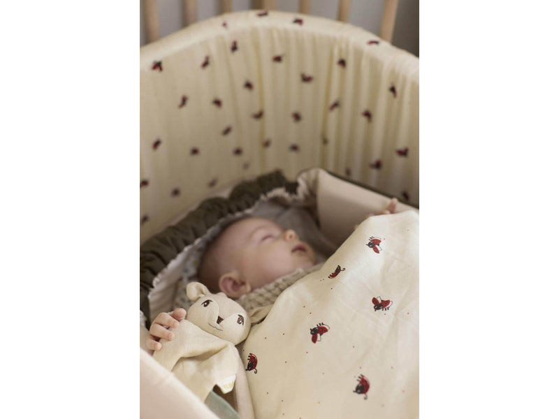 Filibabba Schnuffeltuch mit Beißring - Rehkitz Fawn