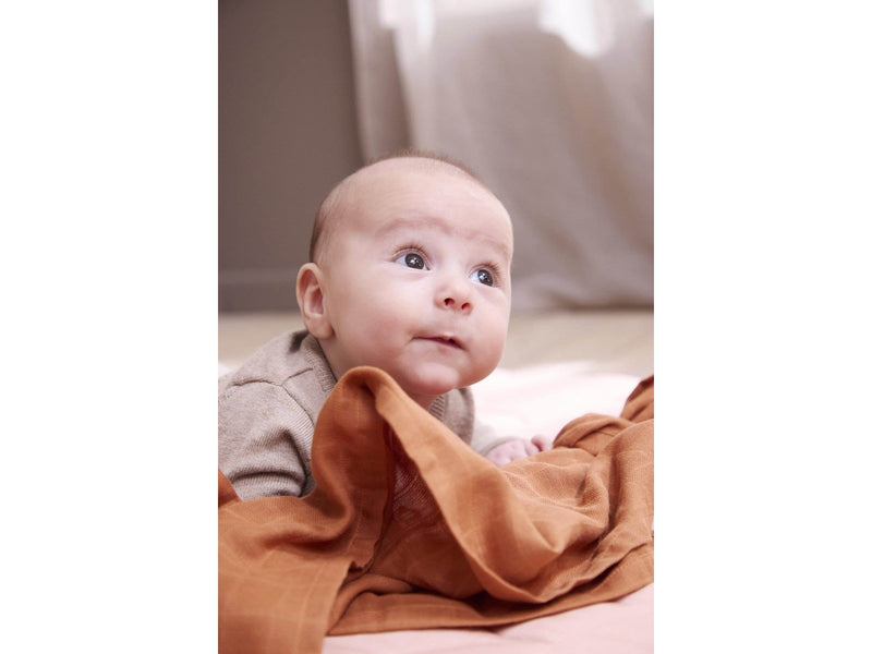 Filibabba Musselintuch GOTS - Amber Brown