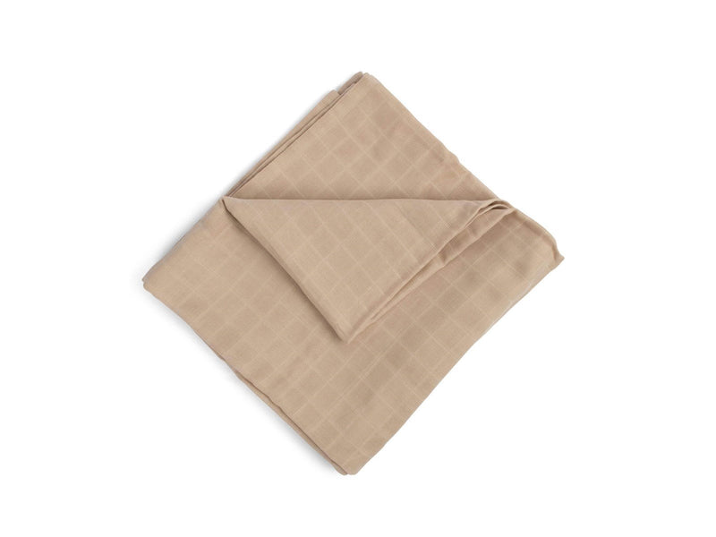 Filibabba Musselin Pucktuch 120x120 cm GOTS - Warm Grey