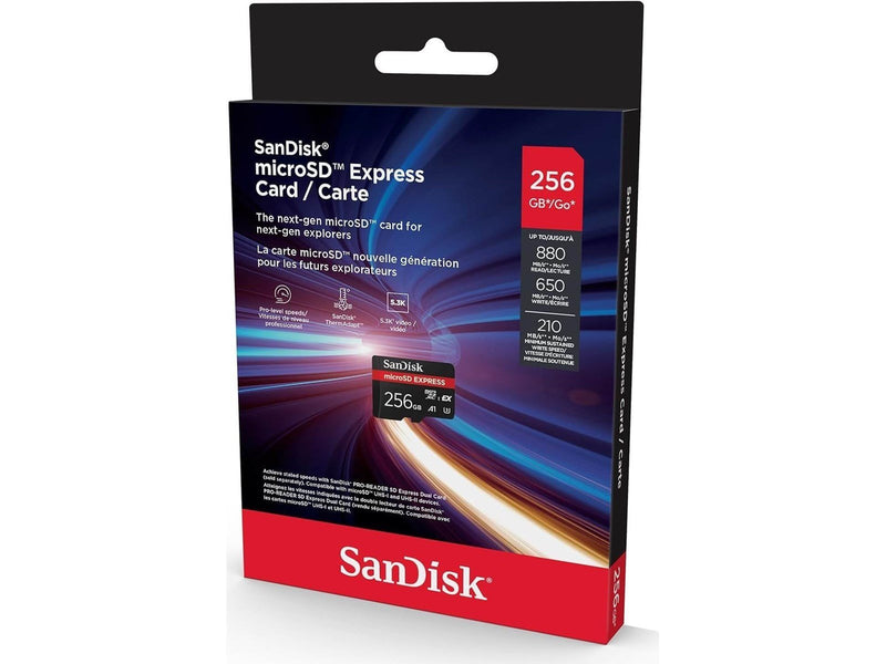 SanDisk microSD Express - 880MB/s - 256GB