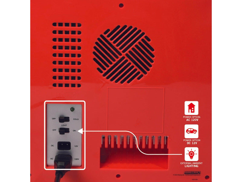 UKONIC TNT Mini Refrigerator 6.7L (9 cans) - Red