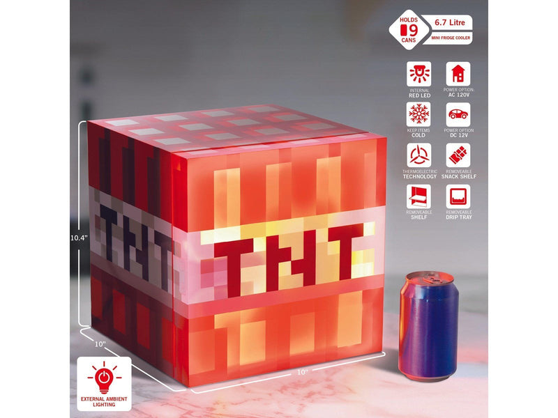 UKONIC TNT Mini Refrigerator 6.7L (9 cans) - Red
