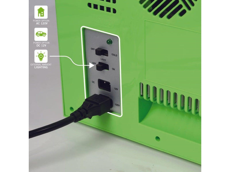 UKONIC TNT Mini Refrigerator 6.7L (9 cans) - Green