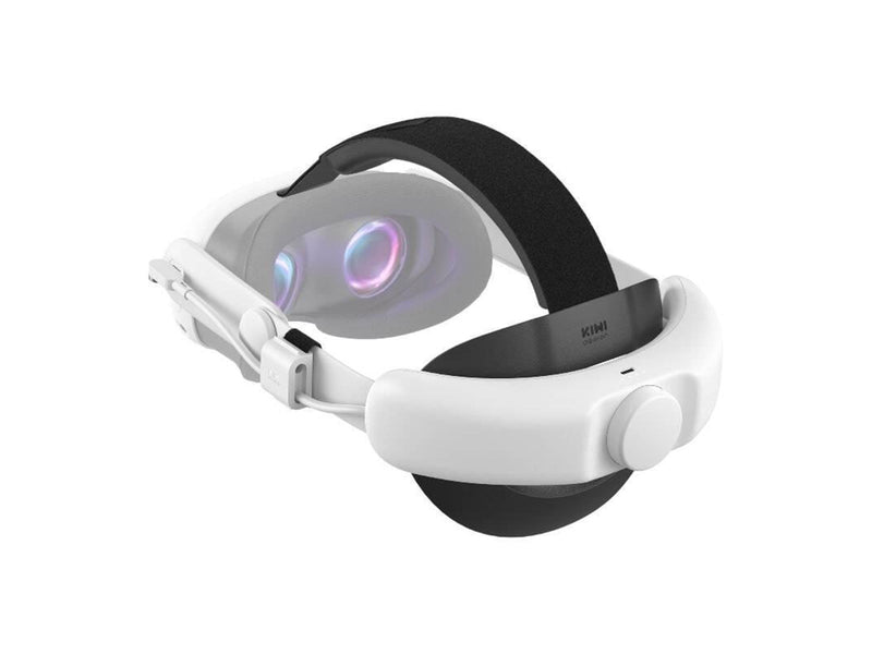 KiwiDesign Q31-SPCU head strap with 6400mAh battery for Meta Quest 3 white