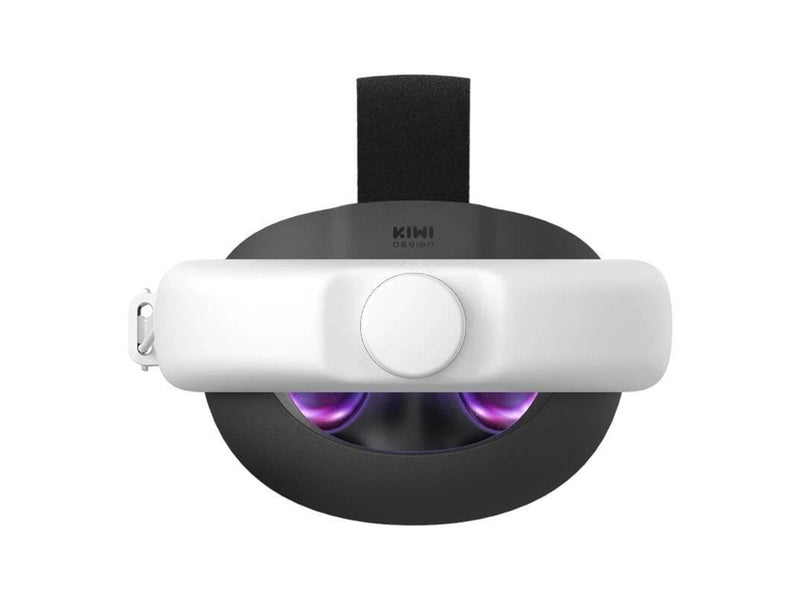 KiwiDesign Q31-SPCU head strap with 6400mAh battery for Meta Quest 3 white
