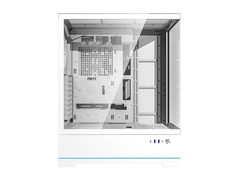Darkflash DY451L computer case without fans (white) - Gehäuse - Miditower - Weiß