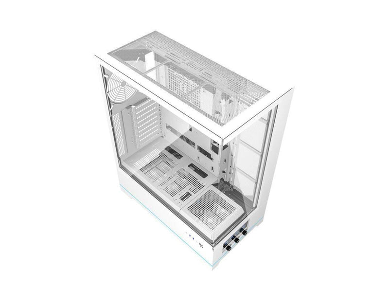 Darkflash DY451L computer case without fans (white) - Gehäuse - Miditower - Weiß