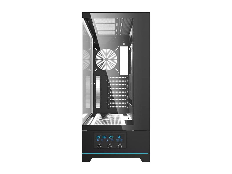 Darkflash DY451 computer case without fans (black) - Gehäuse - Miditower - Schwarz