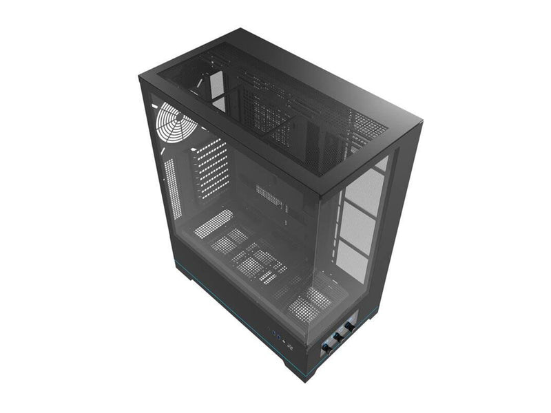Darkflash DY451 computer case without fans (black) - Gehäuse - Miditower - Schwarz