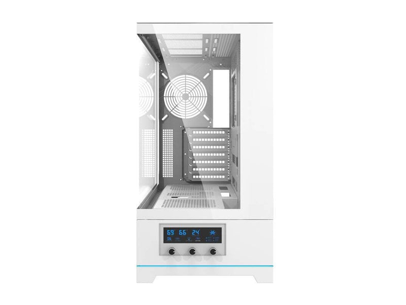 Darkflash DY451 computer case without fans (white) - Gehäuse - Miditower - Weiß