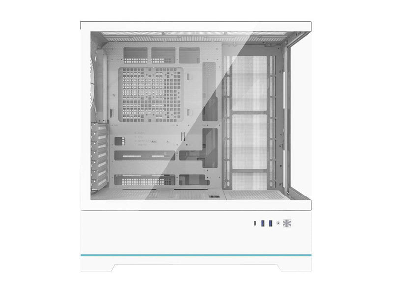 Darkflash DY451 computer case without fans (white) - Gehäuse - Miditower - Weiß
