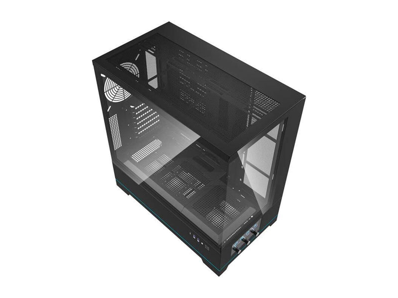Darkflash DY451 computer case without fans (black) - Gehäuse - Miditower - Schwarz