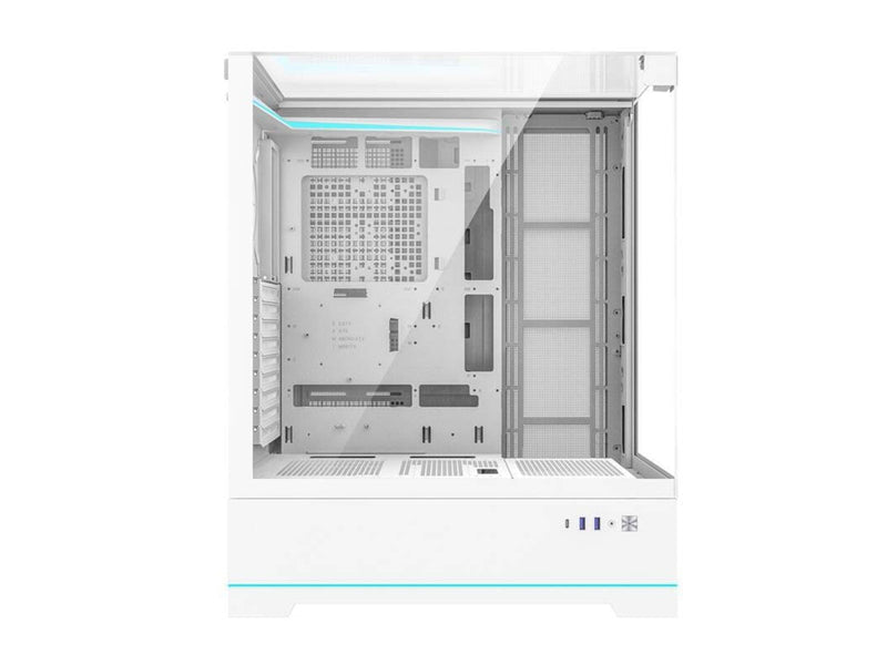 Darkflash DY450L computer case without fans (white) - Gehäuse - Miditower - Schwarz