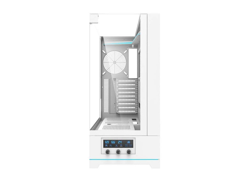 Darkflash DY450L computer case without fans (white) - Gehäuse - Miditower - Schwarz