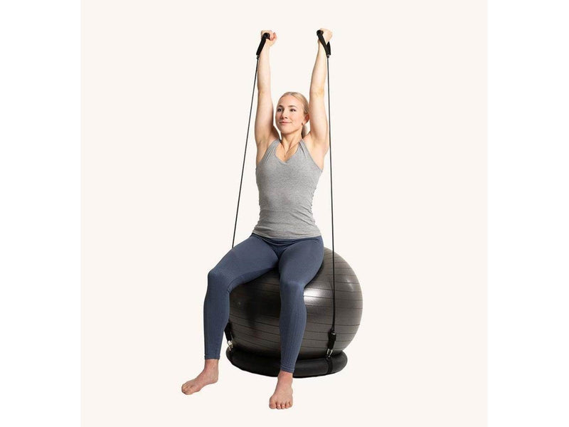Swedish Posture Gymnastics Ball with Training Bands