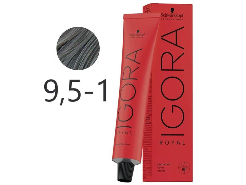 Schwarzkopf Permanent Color Igora Royal 60ml - No.9.5/1 Pastel Pearl