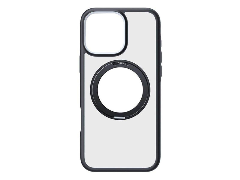 Torras Ostand R Fusion Case for iPhone 16 Pro Max (Black)