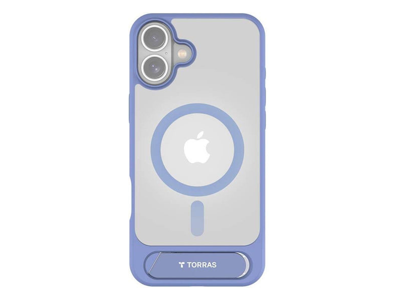 Torras Pstand Series Case for iPhone 16 (Blue)