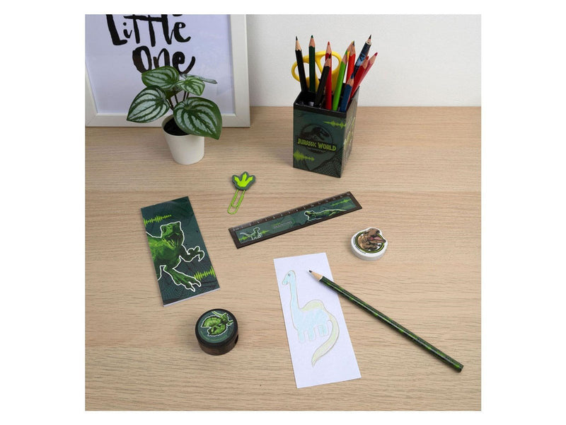 Undercover - Jurassic World desk set 6 pieces.