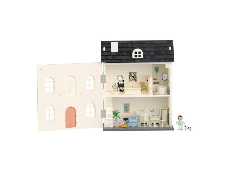 Classic World Wooden Vintage Dollhouse 36pcs.