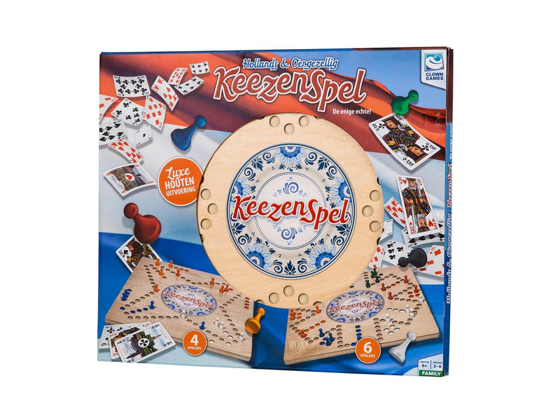 Clown Games Wooden Keezenspel