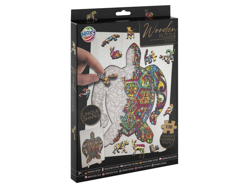 Creative Craft Group Wooden Jigsaw Puzzle Turtle 130 pcs. Boden