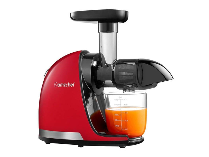 AMZCHEF Slow Juicer 1501-RD (Red)