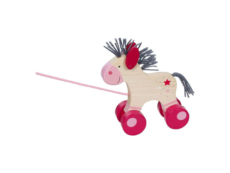 Goki Wooden Pull Animal Horse Lillie