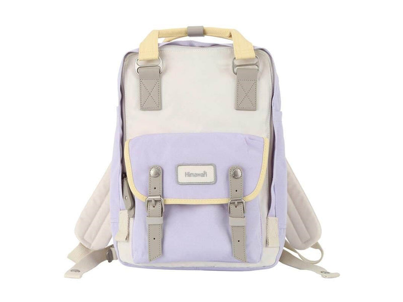Himawari 194L 14'' laptop backpack (purple and sand)