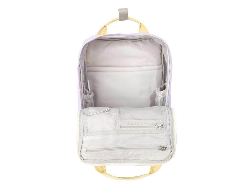 Himawari 194L 14'' laptop backpack (purple and sand)