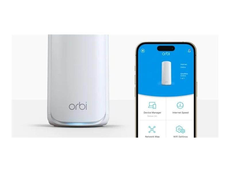 Netgear RBE773 Orbi 770 Series Tri-Band WiFi 7 Mesh (3-Pack) - Mesh router 802.11a/b/g/n/ac/ax/be (Wi-Fi 7)