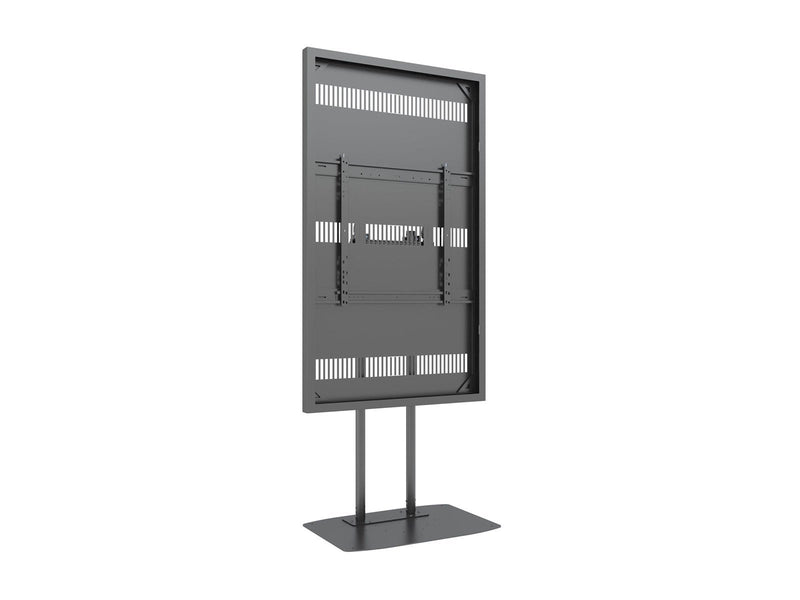Multibrackets M Pro Series enclosure - Slim - for LCD display - dual pole - black 50 kg 75" From 200 x 200 mm