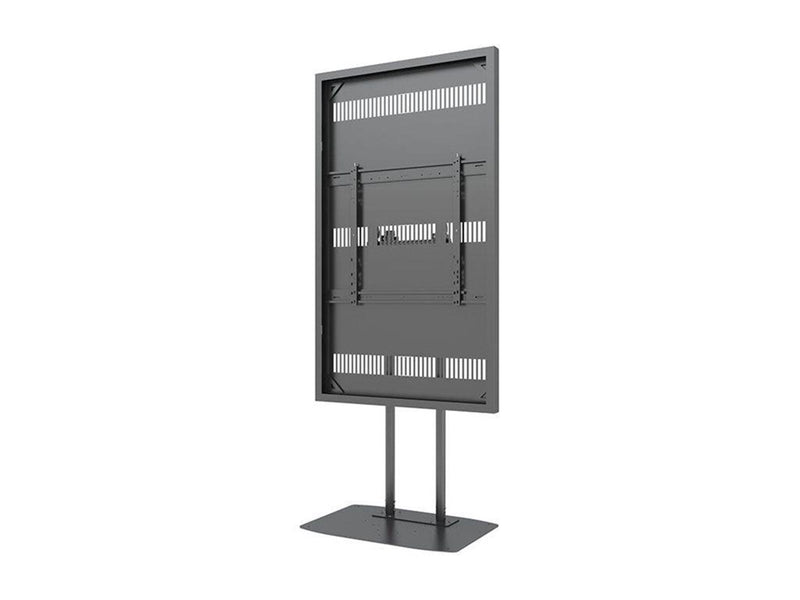 Multibrackets M Pro Series enclosure - Slim - for LCD display - dual pole - black 50 kg 75" From 200 x 200 mm