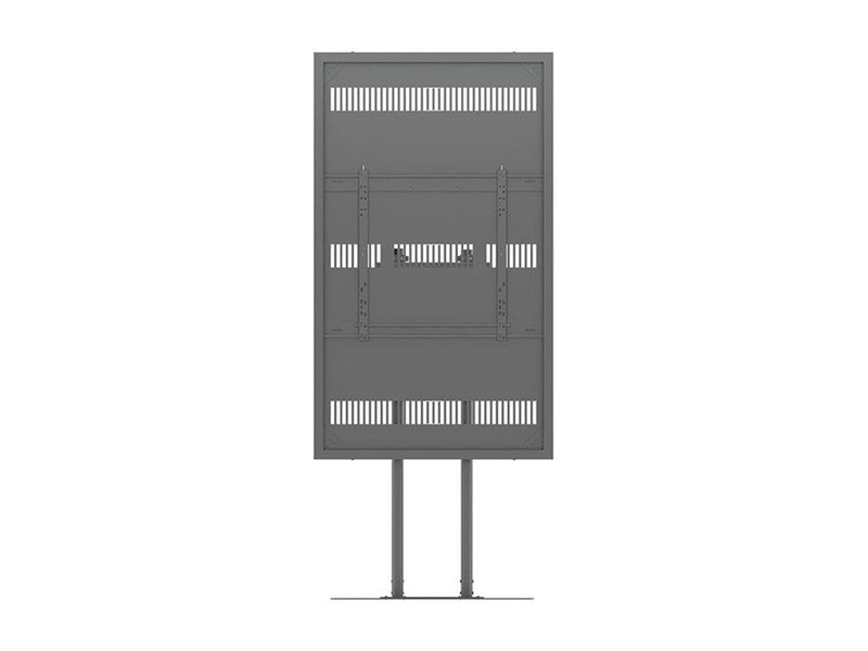 Multibrackets M Pro Series enclosure - Slim - for LCD display - dual pole - black 50 kg 75" From 200 x 200 mm