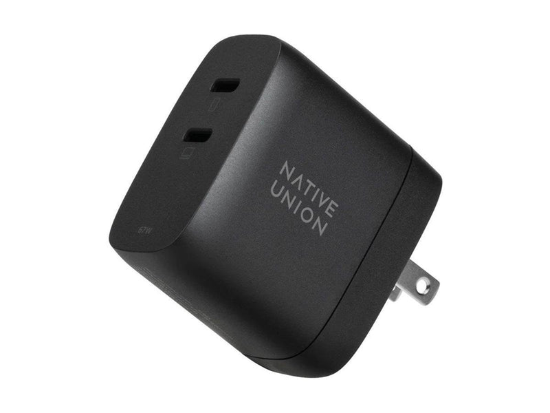 Native Union power adapter - GaN fast charger with international adapters - 24 pin USB-C - 67 Watt