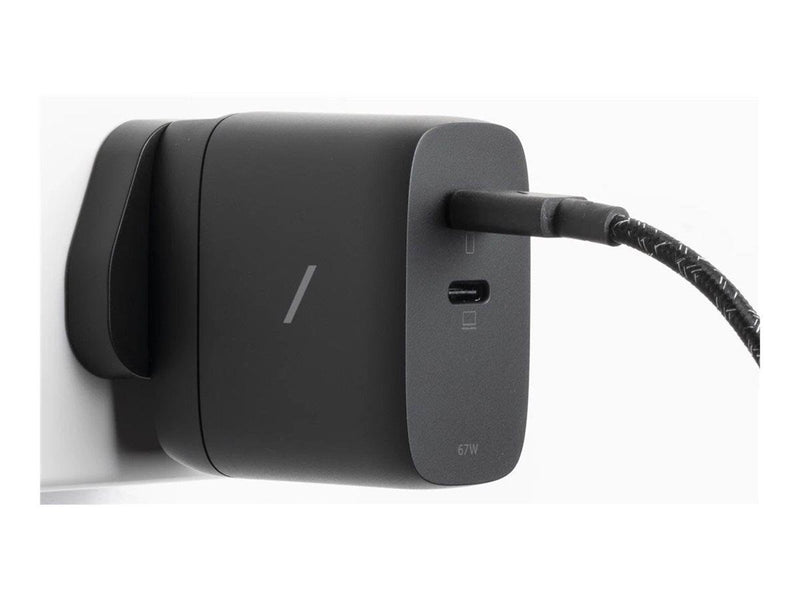 Native Union power adapter - GaN fast charger with international adapters - 24 pin USB-C - 67 Watt