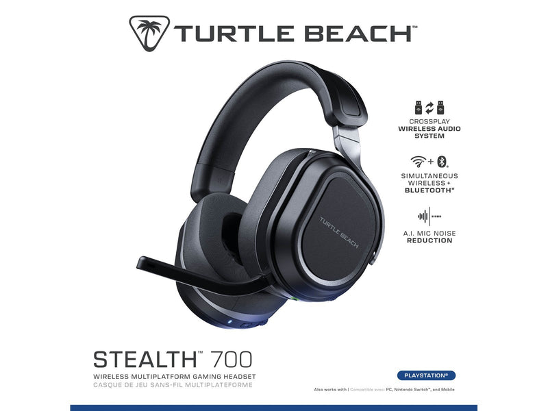 Turtle Beach Stealth 700 Gen 3 - Black - Wireless Headset - Sony PlayStation 5