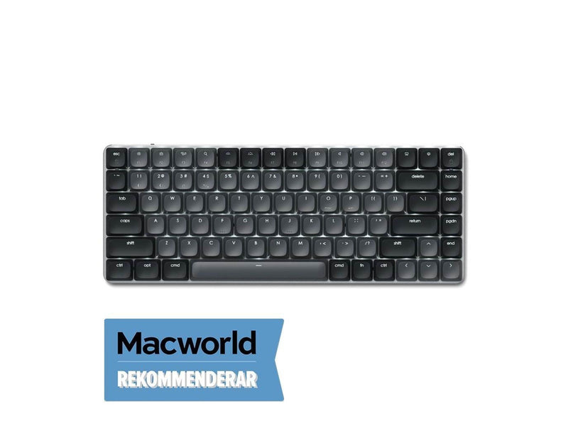 Satechi SM1 Slim Mechanical Backlit Keyboard - Dänisch - Schwarz