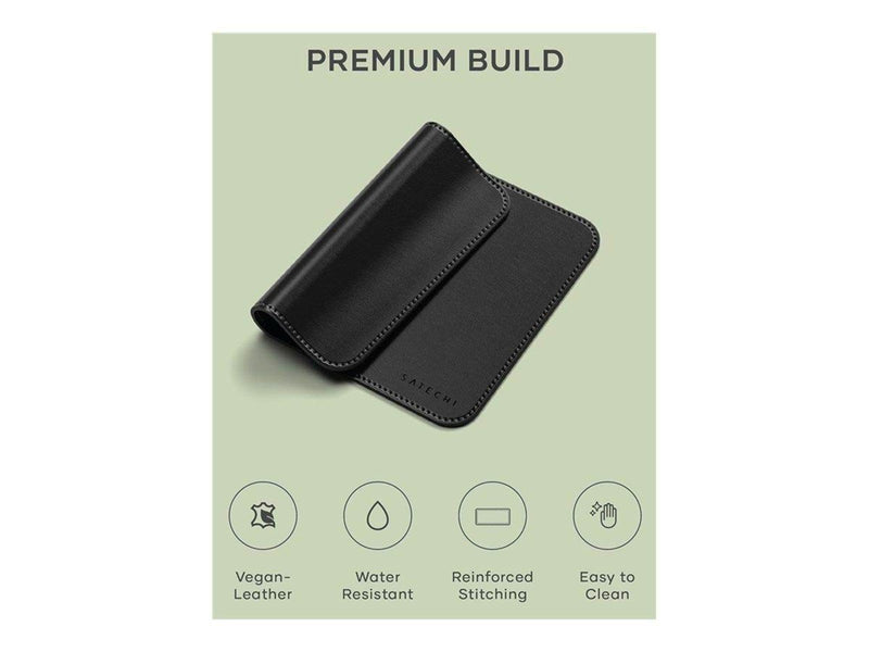 Satechi Vegan-Leather Premium Mousepad - Black