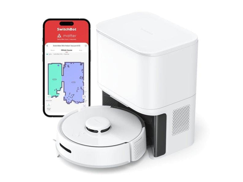 SwitchBot Roboter Staubsauger Mini Robot Vacuum K10+