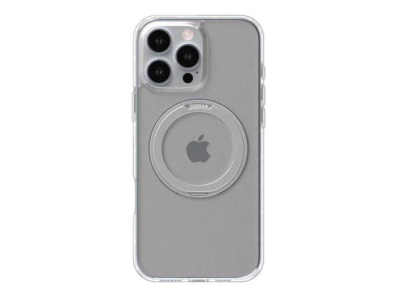 Torras Ostand Pro Case for iPhone 16 ProMax (Transparent)