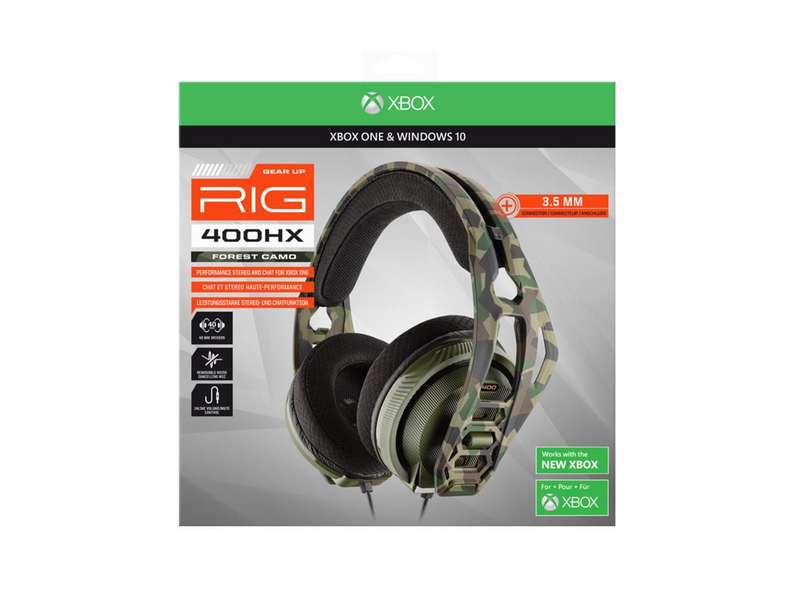 NACON RIG 400HX - Forest Camo - Wired Headset - Microsoft Xbox One