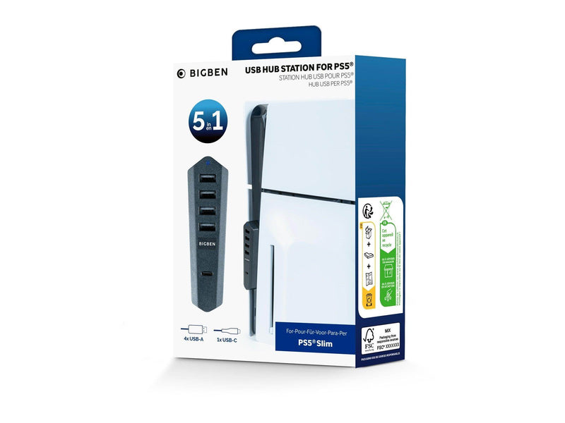 NACON USB Hub Black - Wired - Sony PlayStation 5