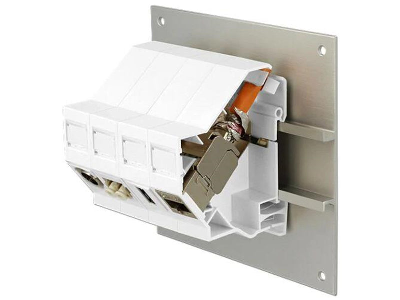DeLOCK Keystone Mounting For DIN Rail Shielded