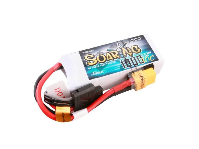 Gens ace &Tattu G-Tech Soaring 1000mAh 11.1V 30C 3S1P Lipo Battery