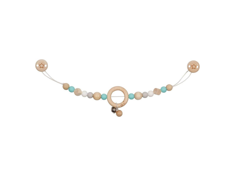 Goki Wooden Stroller Chain Star with Clips