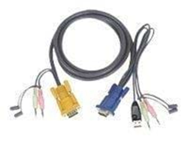 ATEN 2L-5302U - tastatur- / mus- / video- / Audiokabel