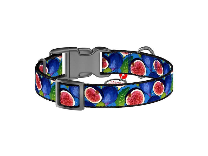 Waudog "Fig" nylon dog collar with QR code size XL