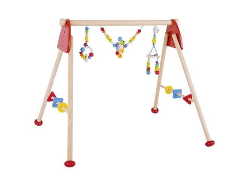 Goki Wooden Baby Gym Rainbow