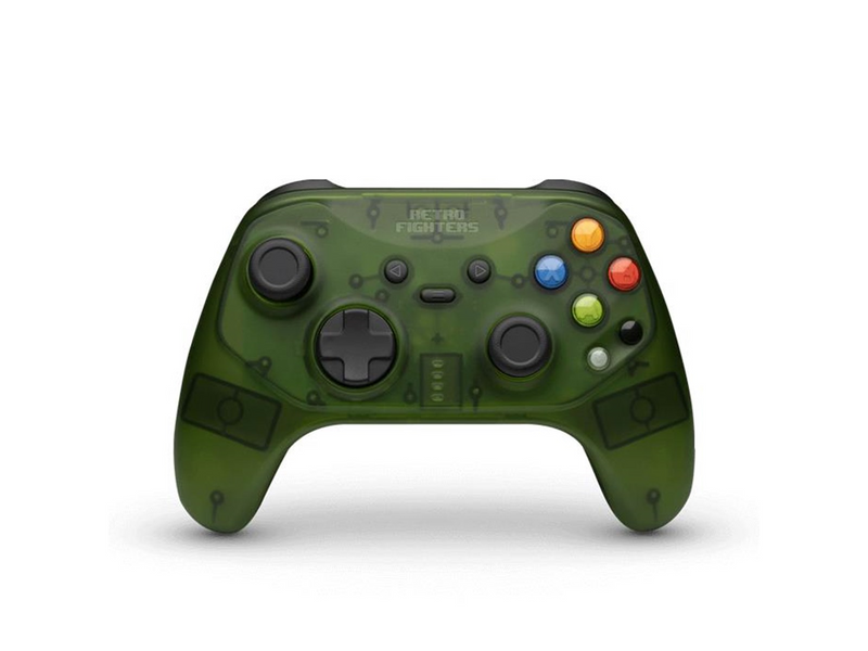Retro Fighters Hunter - Transparent Green - Wireless Controller - Microsoft Xbox